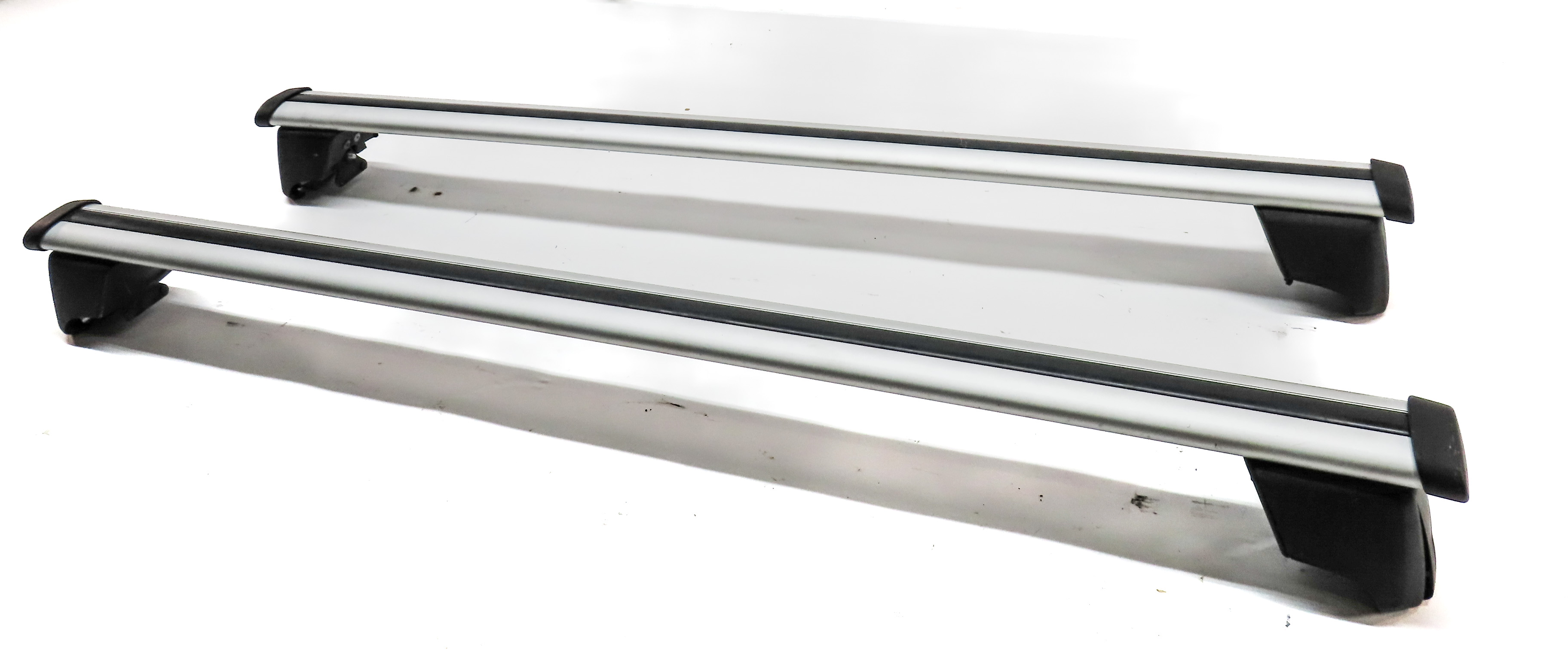 2012 AUDI Q5 (B8 8R) FRONT & REAR ROOF LUGGAGE RACK SET 2 (SIDE TO SIDE) — exact item pictured
